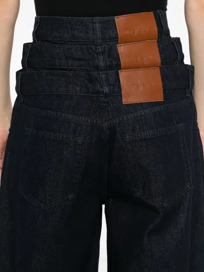 Viktor & Rolf 레이어드 트리플 진 In Black