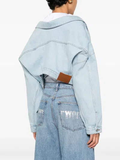 Viktor & Rolf 칼라 데님 재킷 In Blue