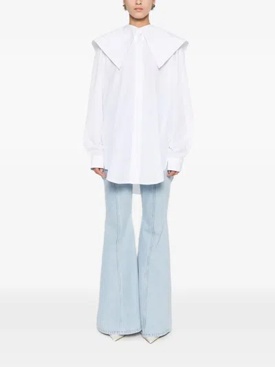 Viktor & Rolf 볼랑 디테일 셔츠 In White