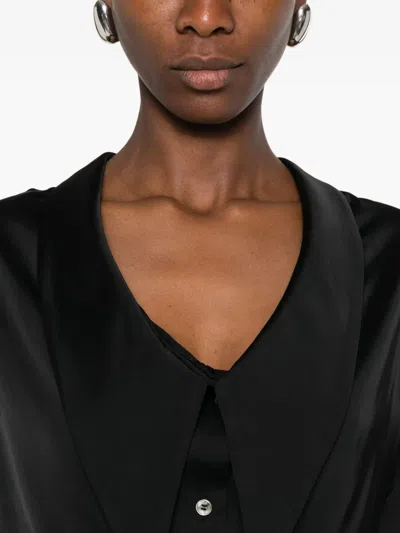 Viktor & Rolf 스쿱 네크라인 셔츠 맥시 드레스 In Black