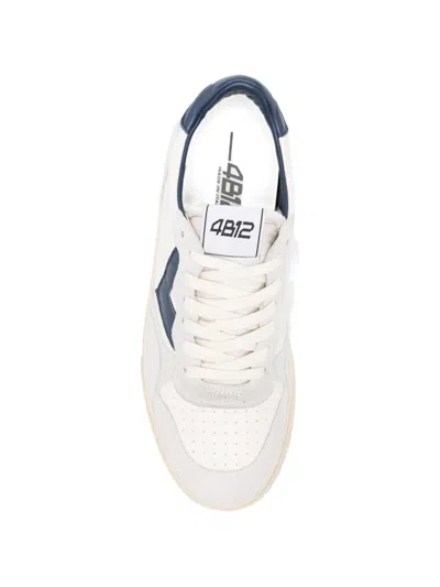4b12 Hyper Panelled Sneakers In White