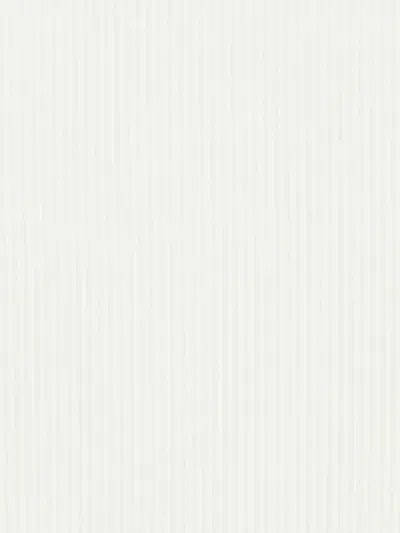 Mc2 Saint Barth Stripe-pattern Fringed Beach Towel In White