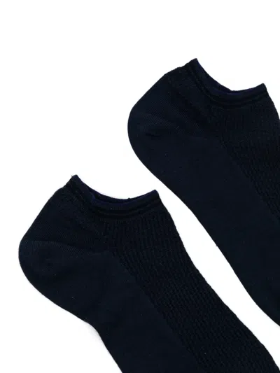 Zegna Microtexture Socks In Black