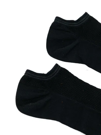 Zegna Microtexture Socks In Black