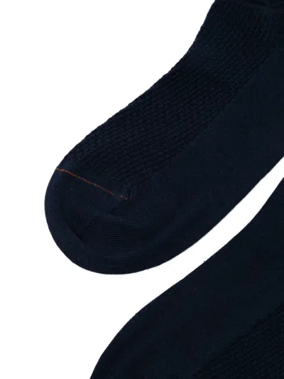 Zegna Microtexture Socks In Black