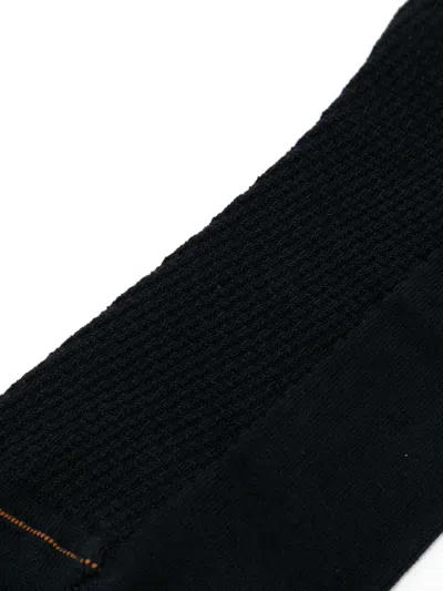 Zegna Microtexture Socks In Black