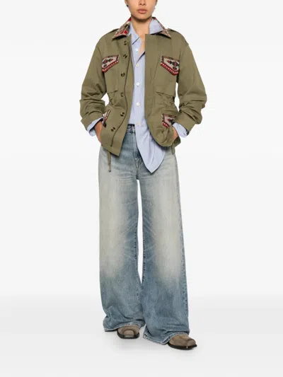Front Street Drawstring-waist Jacket In Multi
