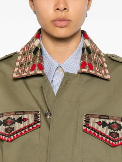 Front Street Drawstring-waist Jacket In Multi