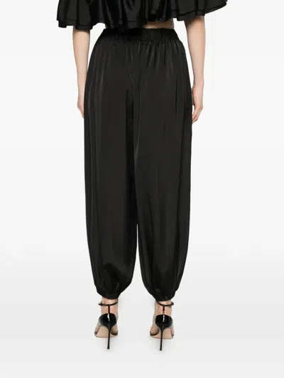 Parlor Elasticated-cuff Trousers In Black