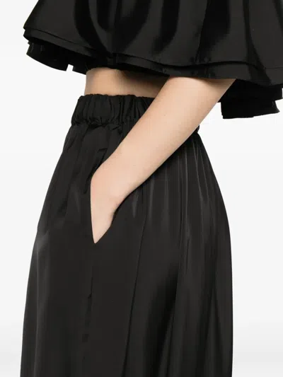 Parlor Elasticated-cuff Trousers In Black