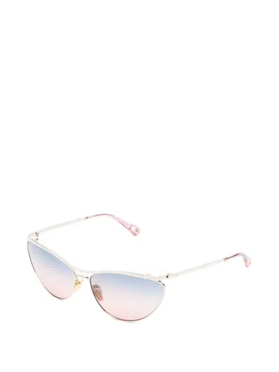 Chloé Cat-eye-frame Sunglasses In Multi
