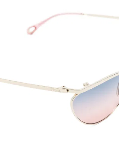 Chloé Cat-eye-frame Sunglasses In Multi