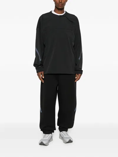 Entire Studios Reflective-detail Performance Sweatshirt In Black