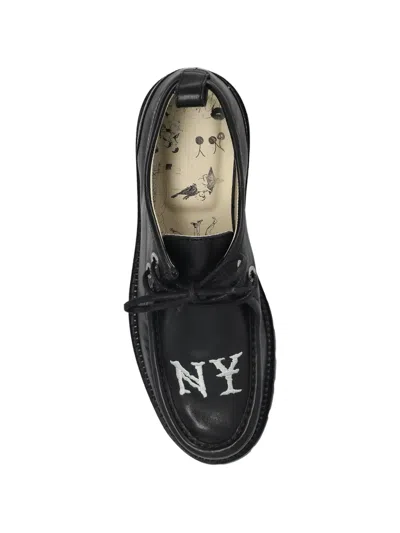 Duke + Dexter Moby Ny-embroidered Boots In Black