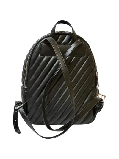 Michael Kors Medium Erin Quilted Backpack In Black