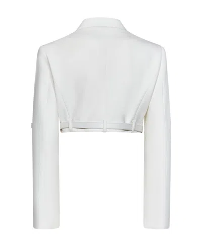 Coperni Short Suit Coat In White