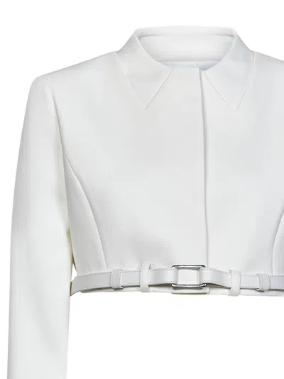 Coperni Short Suit Coat In White