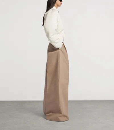 Balenciaga Cropped Bomber Jacket In Technical Faille In Multi