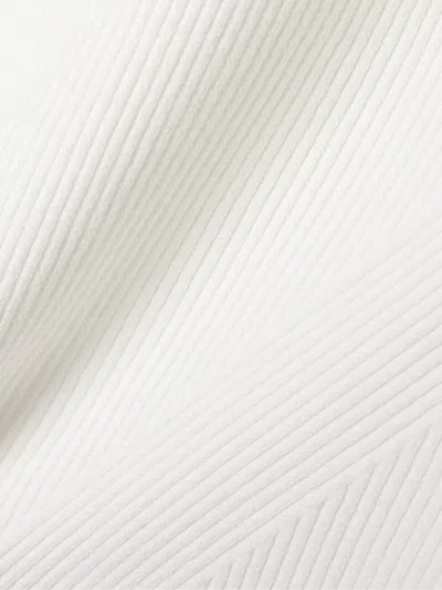 Veronica Beard Ribbed Vest In White