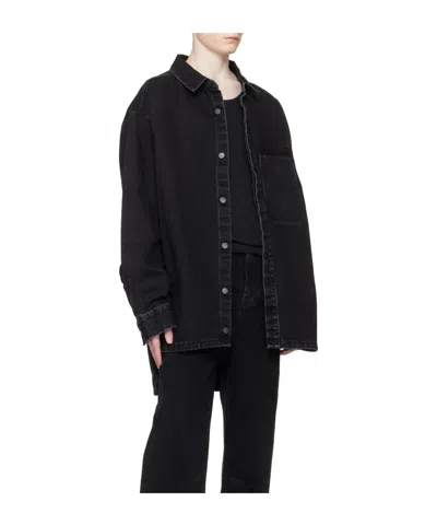Entire Studios Herculean Shirt Jacket In Black