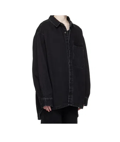 Entire Studios Herculean Shirt Jacket In Black