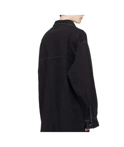 Entire Studios Herculean Shirt Jacket In Black
