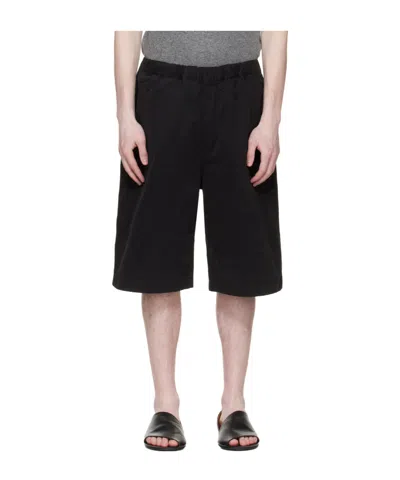 Entire Studios Elasticated Boxing Shorts In Black
