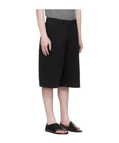 Entire Studios Elasticated Boxing Shorts In Black