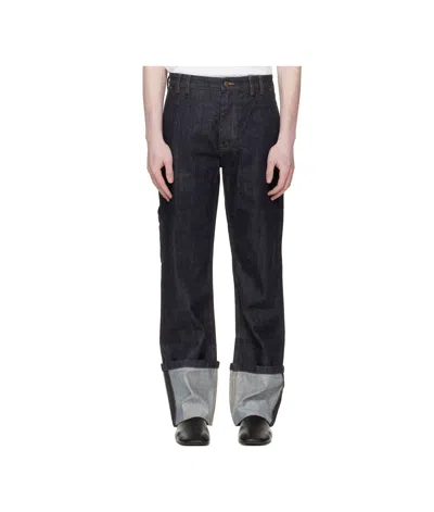 Entire Studios Belt Loop Jeans In Black
