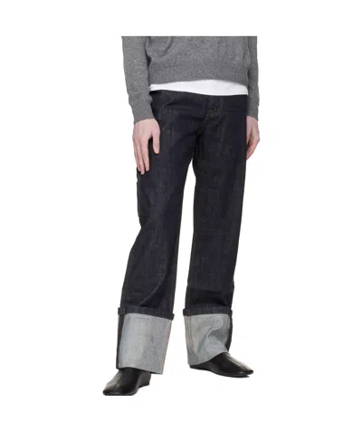 Entire Studios Belt Loop Jeans In Black
