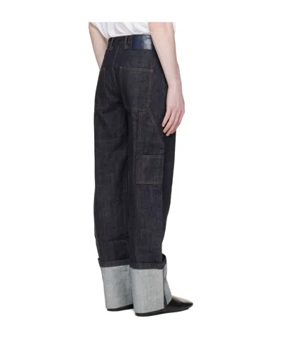 Entire Studios Belt Loop Jeans In Black