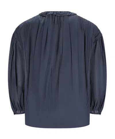 Jil Sander Long-sleeved T-shirt In Blue