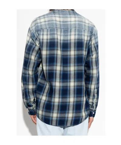 Dsquared2 Checked Ruffled Shirt In Brown