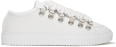 Jw Anderson Low-top Canvas Trainers In White