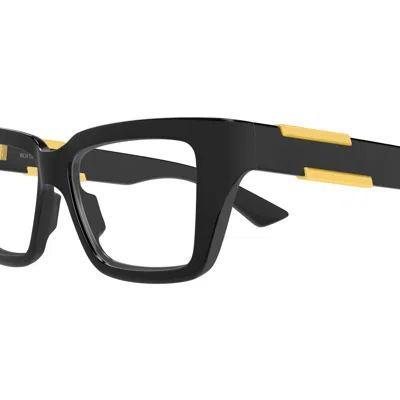 Bottega Veneta Rectangular Sunglasses In Black