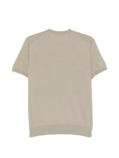 Corneliani Fine-knit T-shirt In Neutral