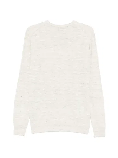 Fedeli Slub-texture Sweater In Neutral
