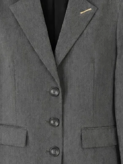 Viveh Ash Tailored Blazer In Gray