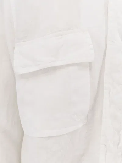 Aspesi Flap-pocket Shirt In White