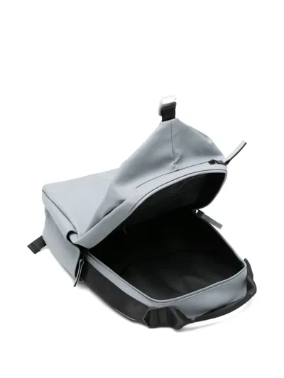 Rains Clip Front Matte Backpack In Black