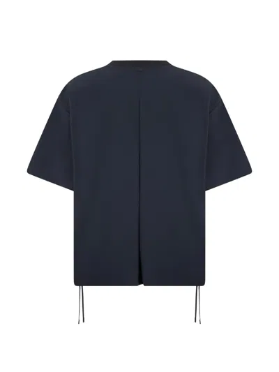 Herno Drawstring-hem T-shirt In Black