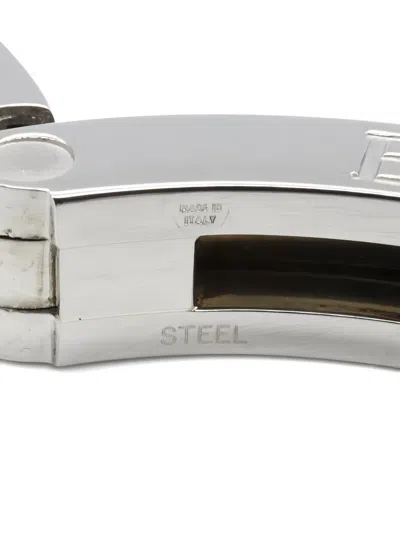 Pre-owned Bvlgari 2010s B.zero1 Bangle Bracelet In Silver