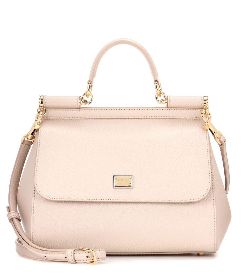 dolce & gabbana sicily medium leather shoulder bag