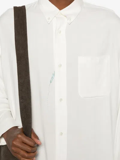 Sewmod Buttoned Shirt In White