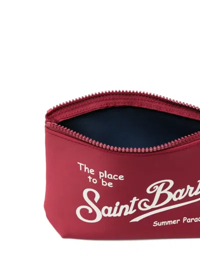 Mc2 Saint Barth Aline Logo-print Clutch Bag In Pattern