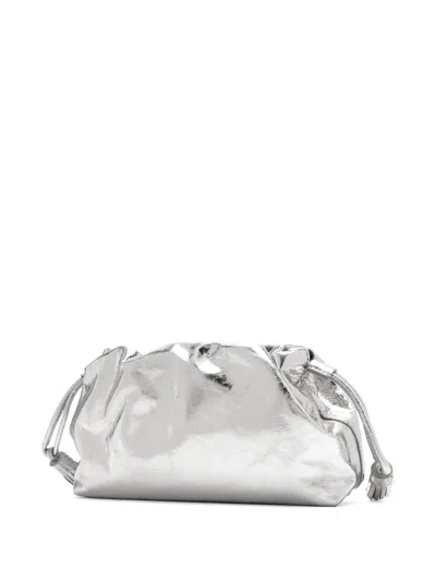 Veronica Beard Metallic Crinkled-effect Clutch Bag In Pattern