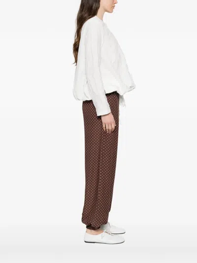 Apuntob Drawstring-hem Jacket In White