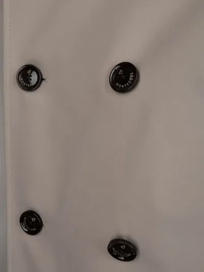 Montecore Double-breasted High-neck Jacket In Brown