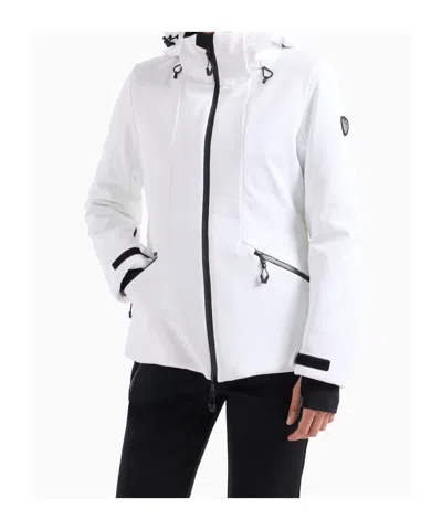 Ea7 Technical Ski Jacket With Stratum7 Padding In White