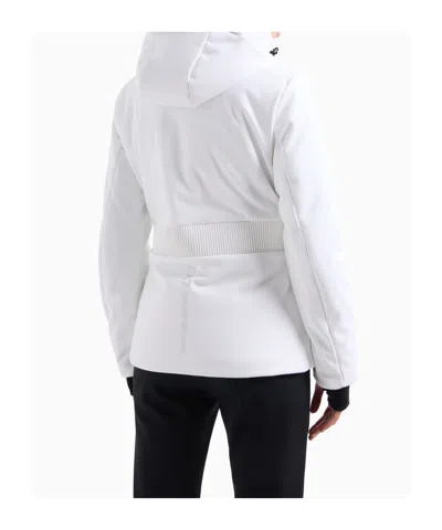 Ea7 Technical Ski Jacket With Stratum7 Padding In White